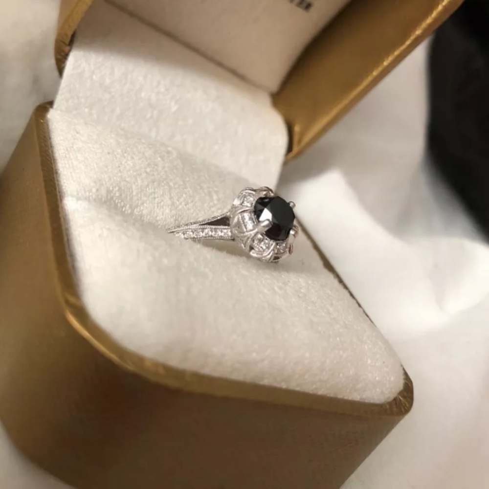 Black Diamond Ring